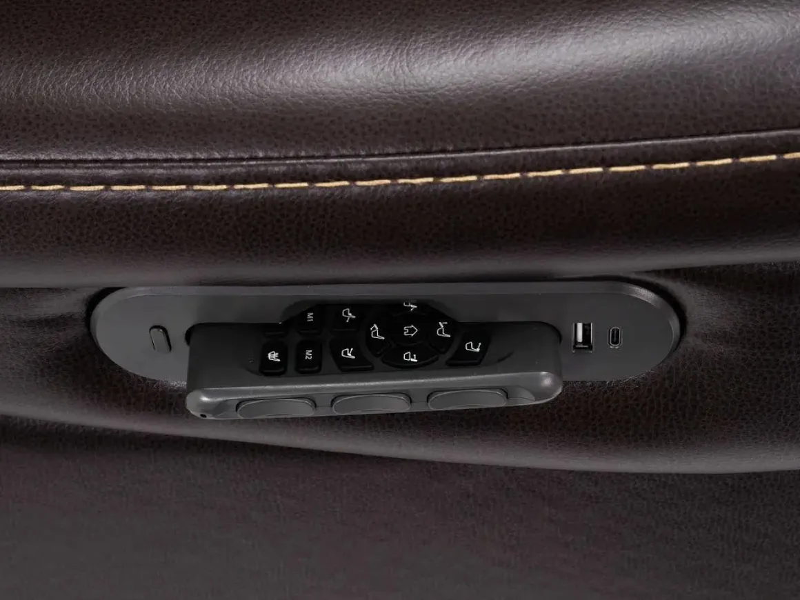 Hamilton 3 Power Recliner In Arula Elephant