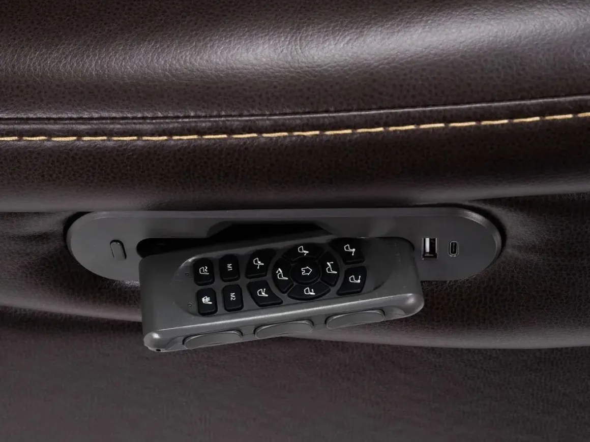 Hamilton 3 Power Recliner In Arula Elephant