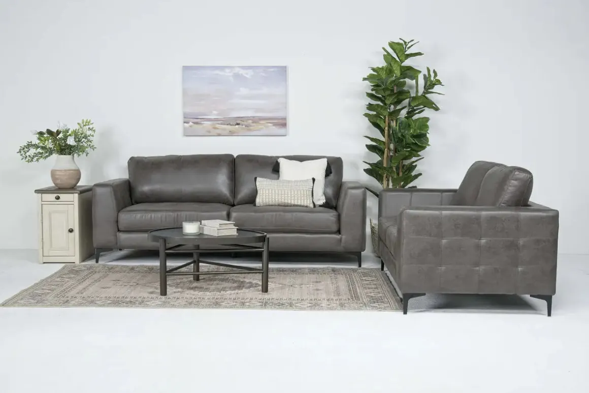 Hank Sofa In Badlands Cinerous