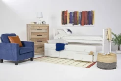 Harlow Captain Bed W/ Storage Trundle In Espresso