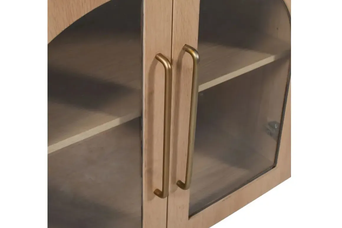 Heron Media Console In Natural, 70 Inch