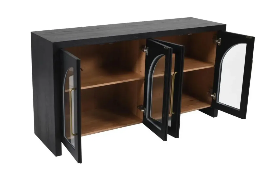 Heron Media Console In Natural, 70 Inch