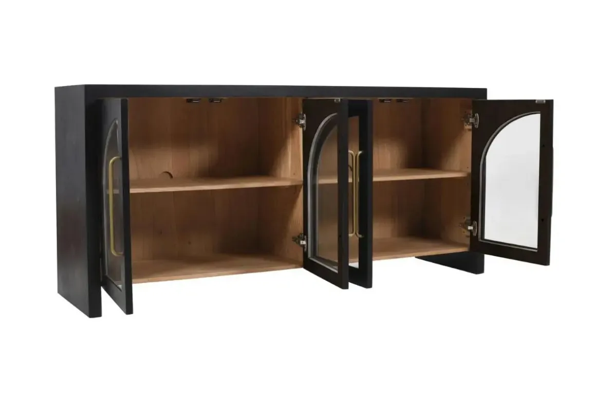 Heron Media Console In Natural, 70 Inch