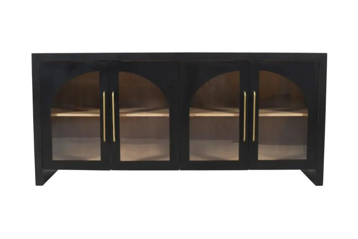 Heron Media Console In Natural, 70 Inch