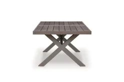 Hillside Barn Outdoor Dining Table In Gray/Brown