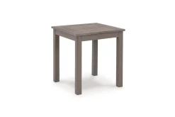 Hillside Barn Outdoor End Table In Gray/Brown