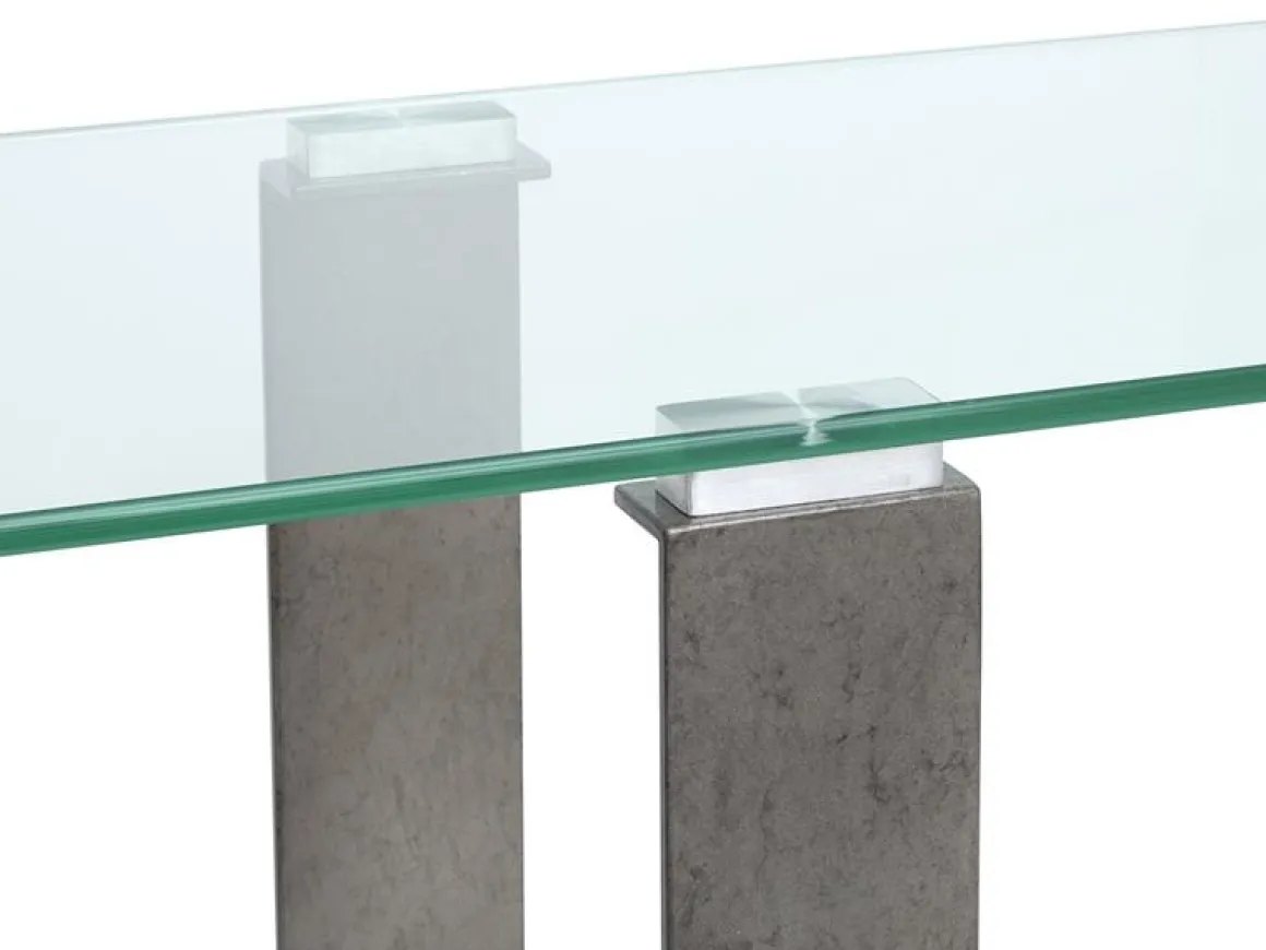 Holden End Table In Aged Pewter