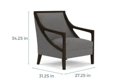 Hopkins Accent Chair In Light Natural