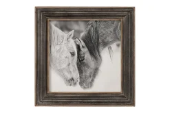 Horses B&W Wall Art