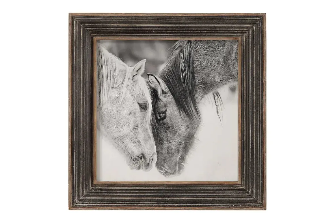Horses B&W Wall Art