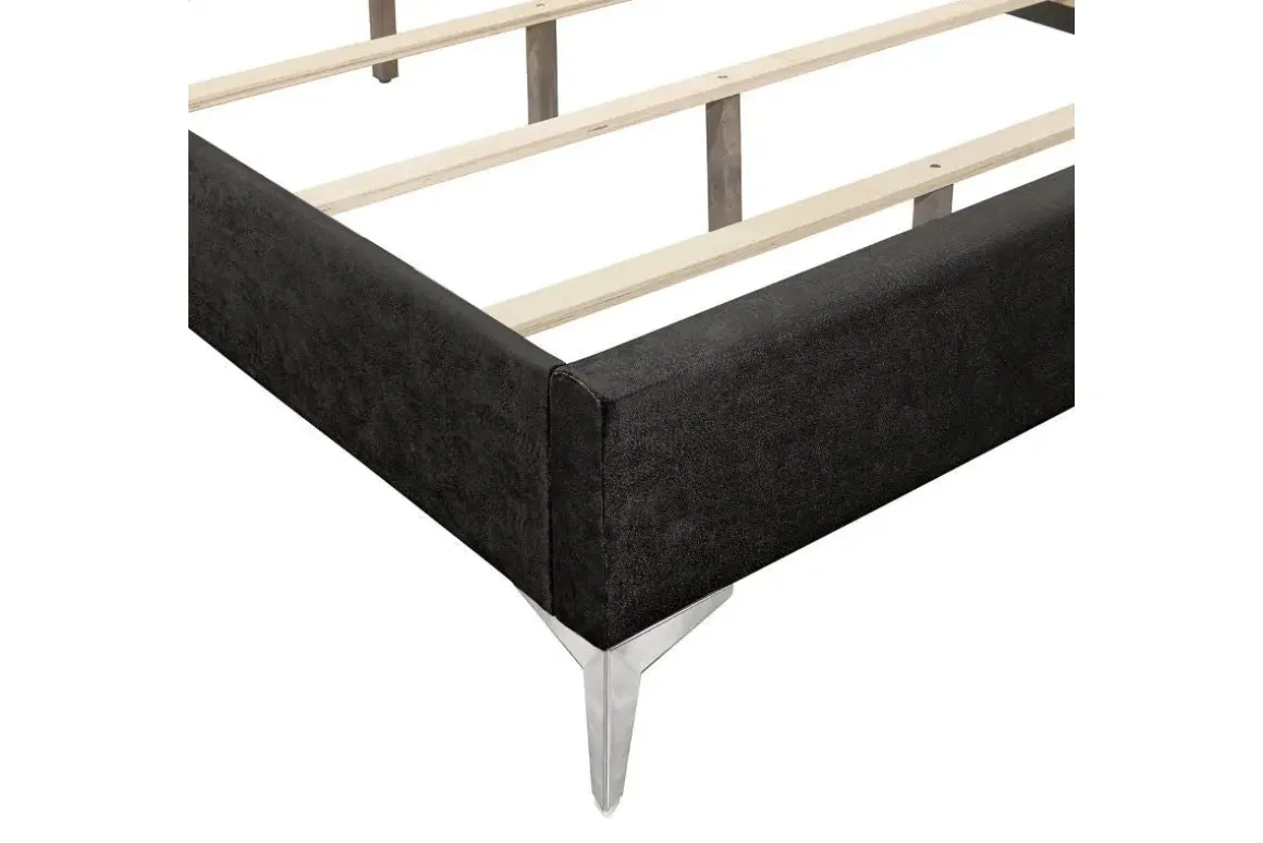 Huxley Panel Bed In Gray, Full