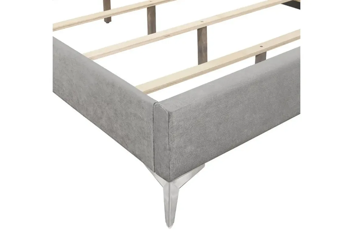 Huxley Panel Bed In Gray, Full