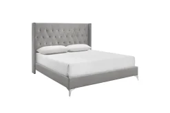 Huxley Panel Bed In Gray, Full