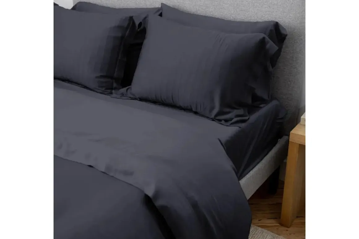 Iced Duvet Set In Light Gray, Twin