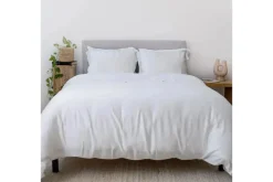 Iced Duvet Set In Light Gray, Twin