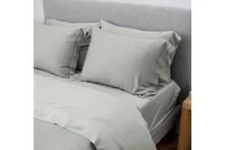 Iced Duvet Set In Light Gray, Twin