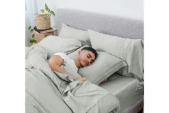 Iced Duvet Set In Light Gray, Twin