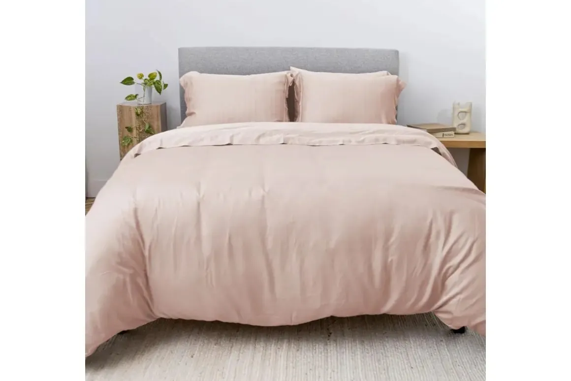 Iced Duvet Set In Light Gray, Twin