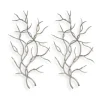 Iron Leaf Wall Art, Set Of 2