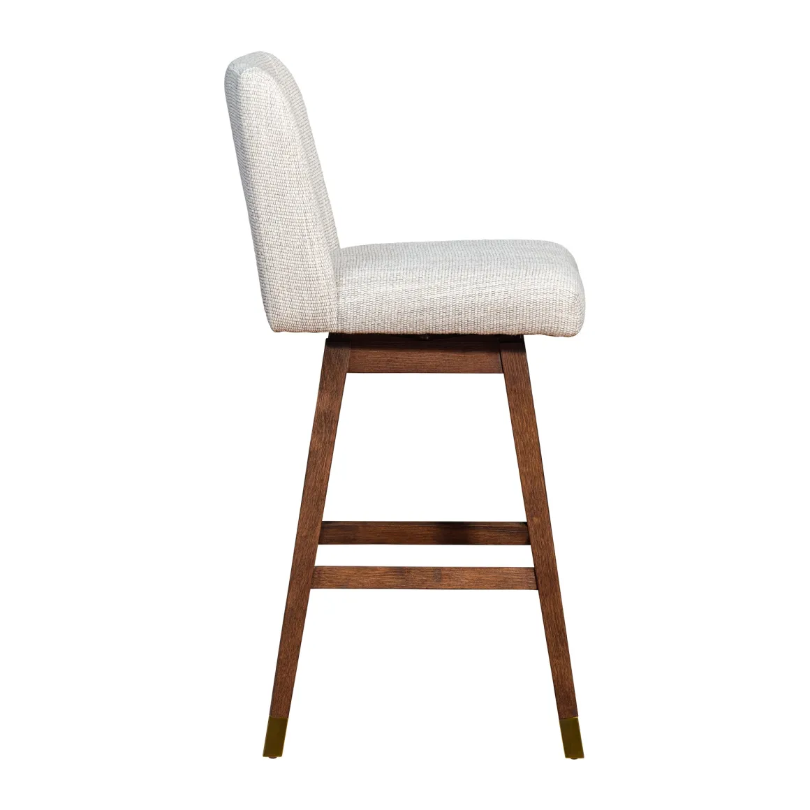 Isabella Swivel Barstool In Beige