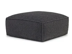Jakob Accent Ottoman In Sherpa Gray