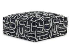 Jakob Accent Ottoman In Sherpa Gray
