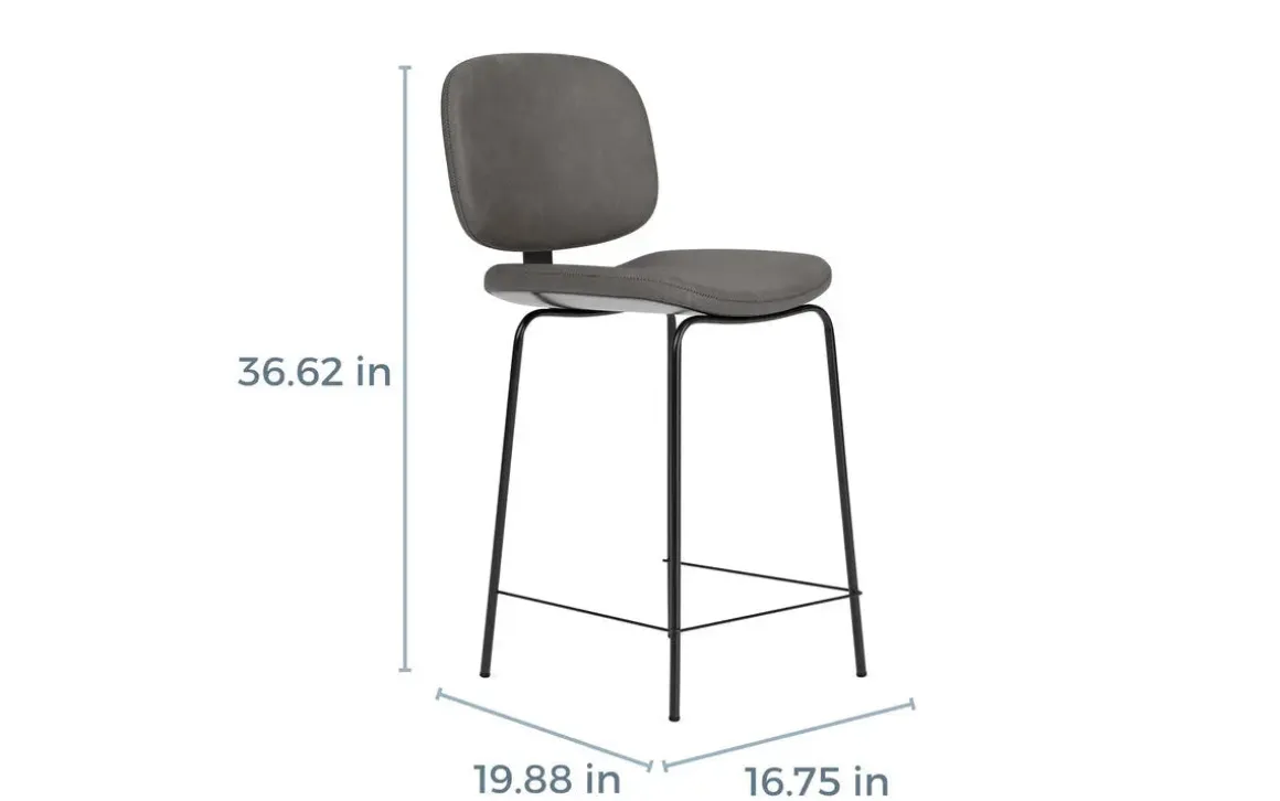 James Counter Height Stool In Slate