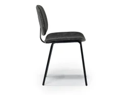 James Side Chair In Mocha Leather