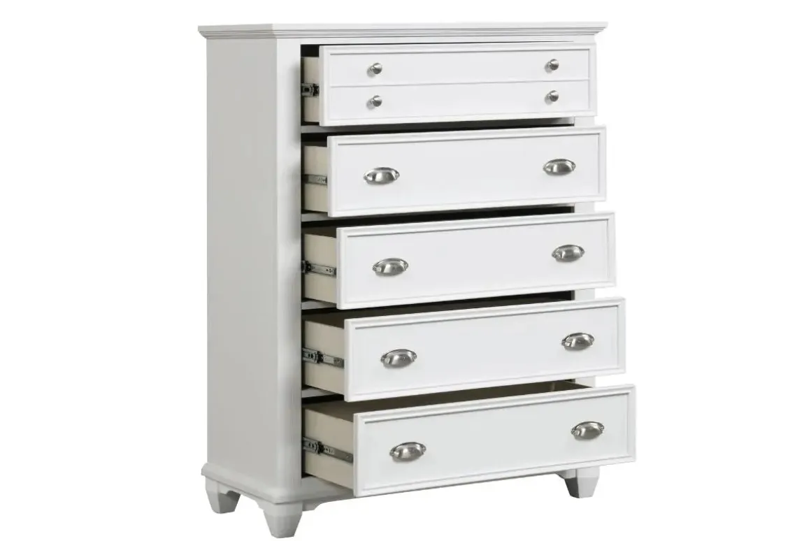 Jamestown Chest In White
