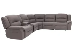 Jaxon 6 Piece 2 Power Sectional In Mushroom