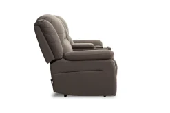 Jaxon 2 Power Console Loveseat In Mushroom