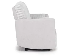 Jessica 2 Power Console Loveseat In Presley Fog/Charlotte Mist