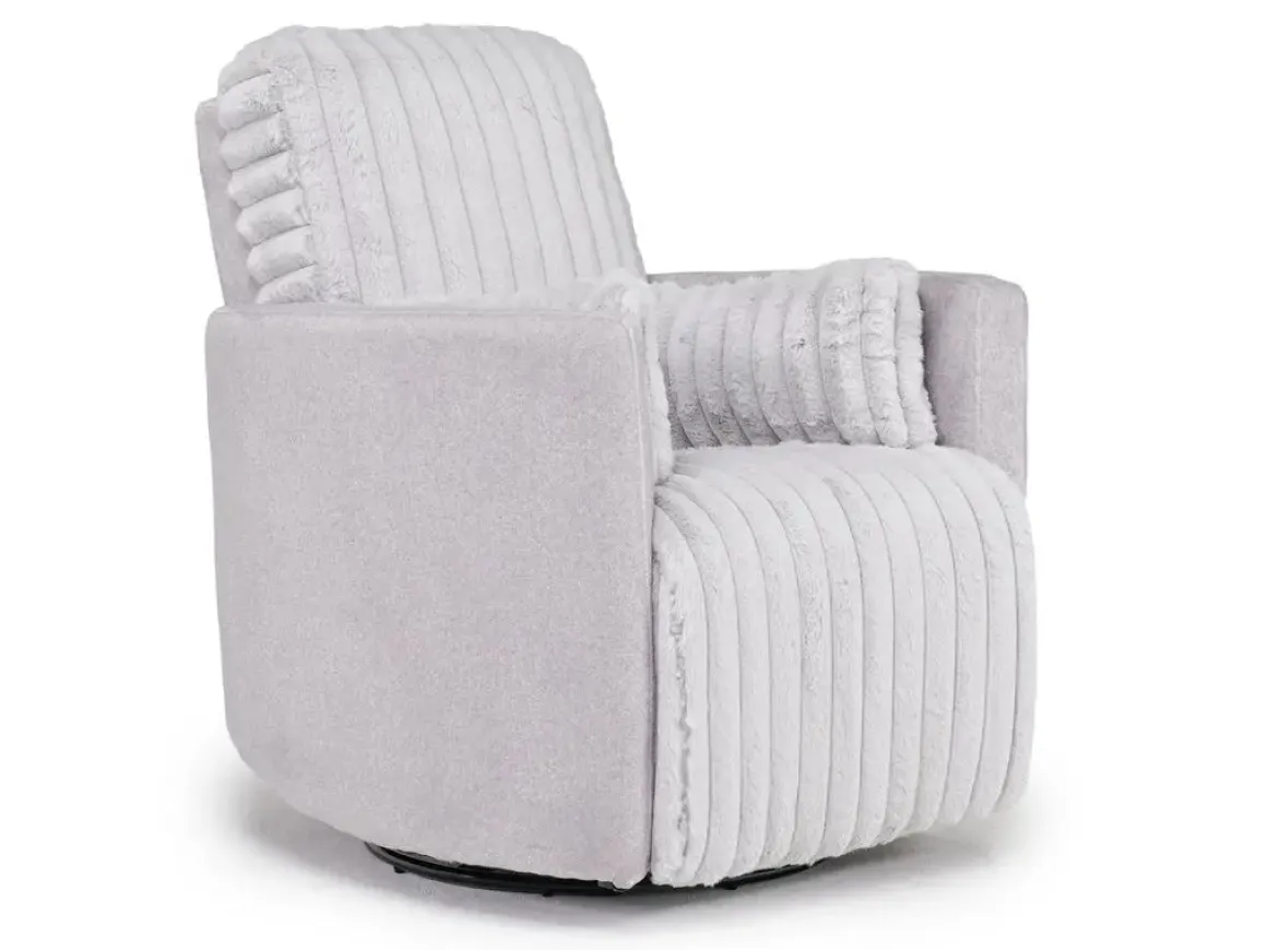 Jessica Recliner In Presley Fog/Charlotte Mist