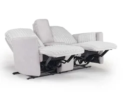 Jessica Reclining Console Loveseat In Presley Fog/Charlotte Mist