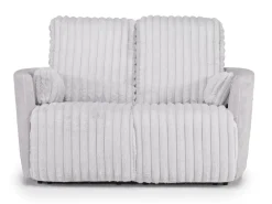 Jessica Reclining Sofa & Loveseat In Presley Fog/Charlotte Mist