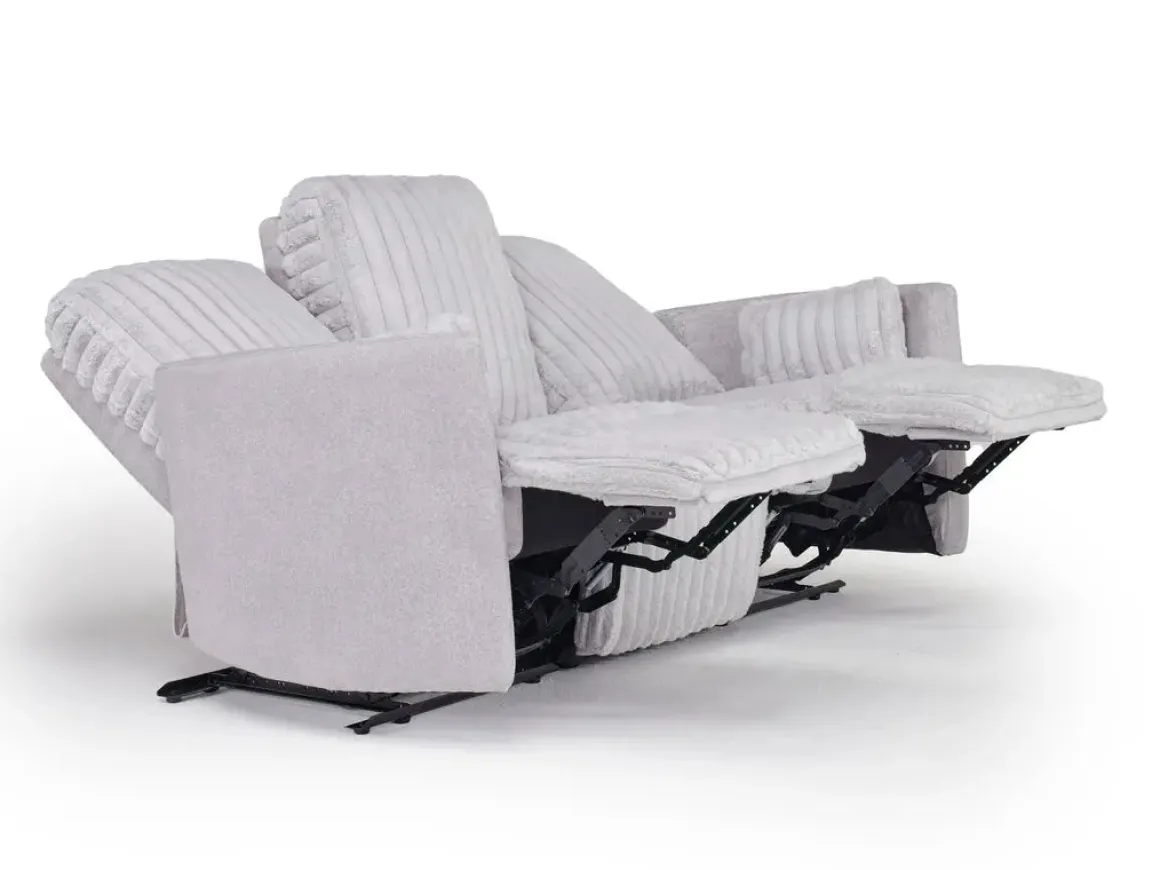 Jessica Reclining Sofa In Presley Fog/Charlotte Mist