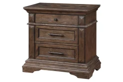 Jolie Vue Nightstand In Brushed Walnut