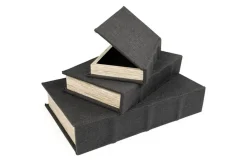 Jolina Box In Black, Set Of 3