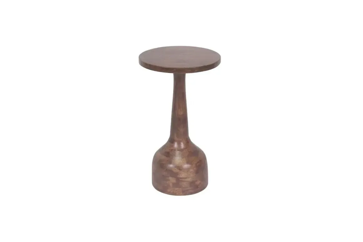 Joville Accent Table In Medium Brown