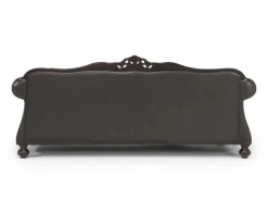 Jupiter Sofa In Gold & Dark Brown