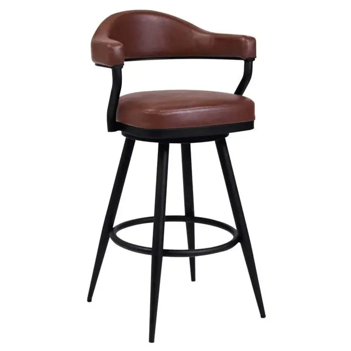 Justin Barstool In Vintage Coffee Brown, 30 Inch