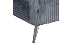 Kailani Upholstered Panel Bed In Black, Queen