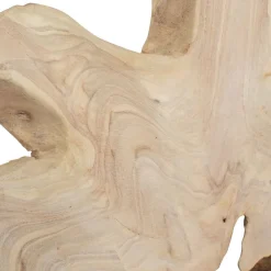 Kalani Wood Wall Art In Bleached Brown, Set Of 3