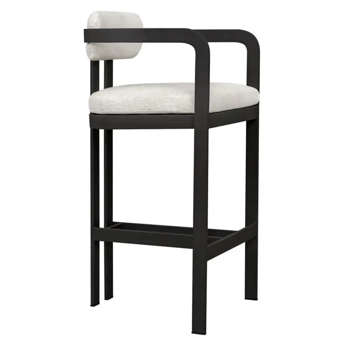 Kalmar Outdoor Barstool In Black