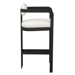 Kalmar Outdoor Barstool In Black