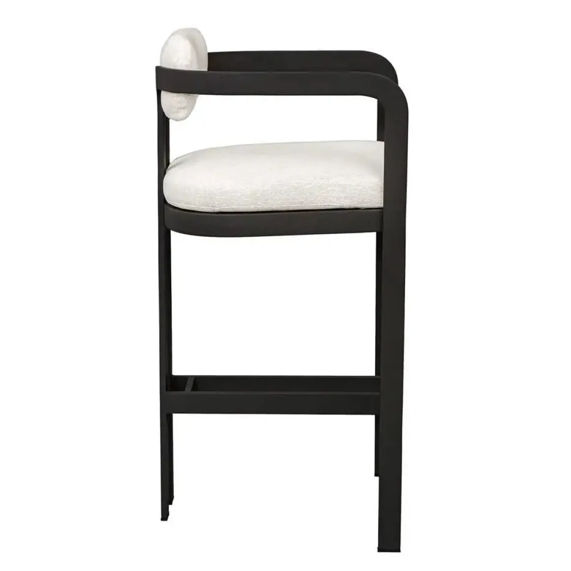 Kalmar Outdoor Barstool In Black