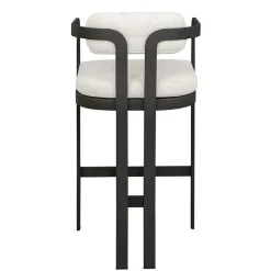Kalmar Outdoor Barstool In Black