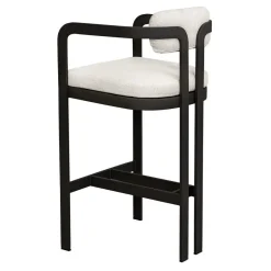 Kalmar Outdoor Barstool In Black