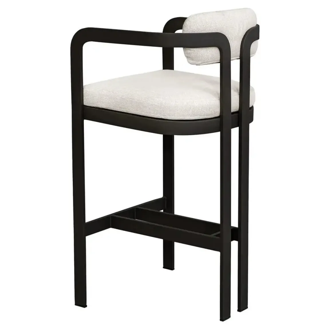 Kalmar Outdoor Barstool In Black