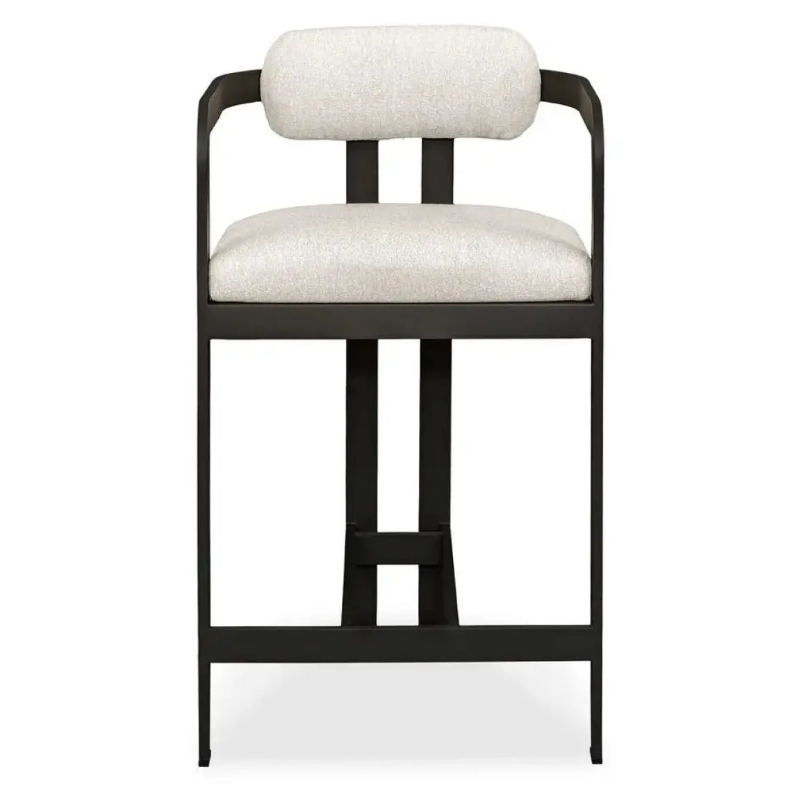 Kalmar Outdoor Counter Height Stool In Black